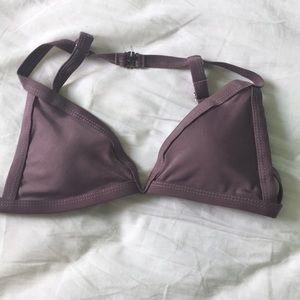 bathing suit coffee colored top